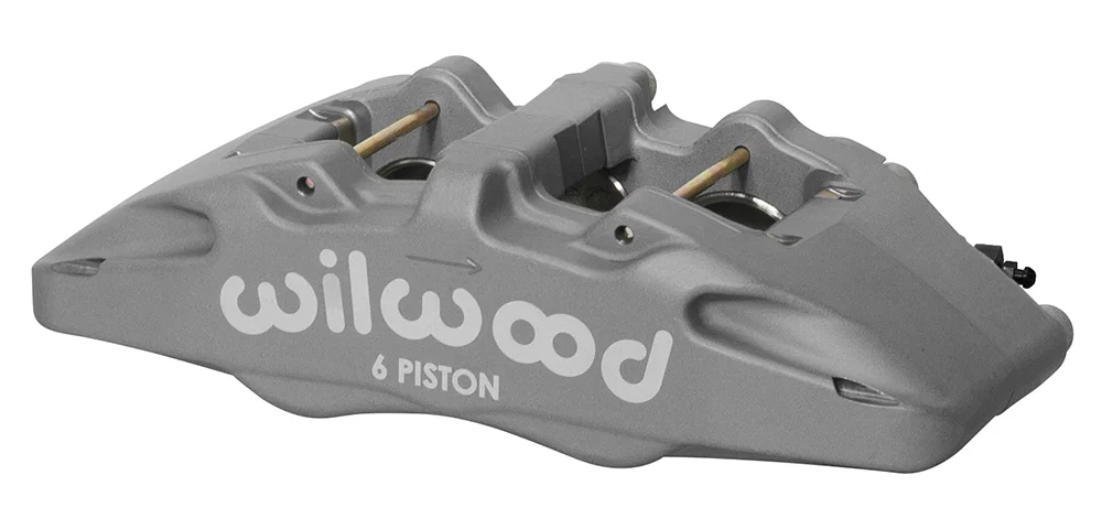 120-13429 – WILWOOD Brake Caliper, Left Side Lug Mount Six 5.06 Inch Stainless Piston Caliper Without Brake Pads Use ...